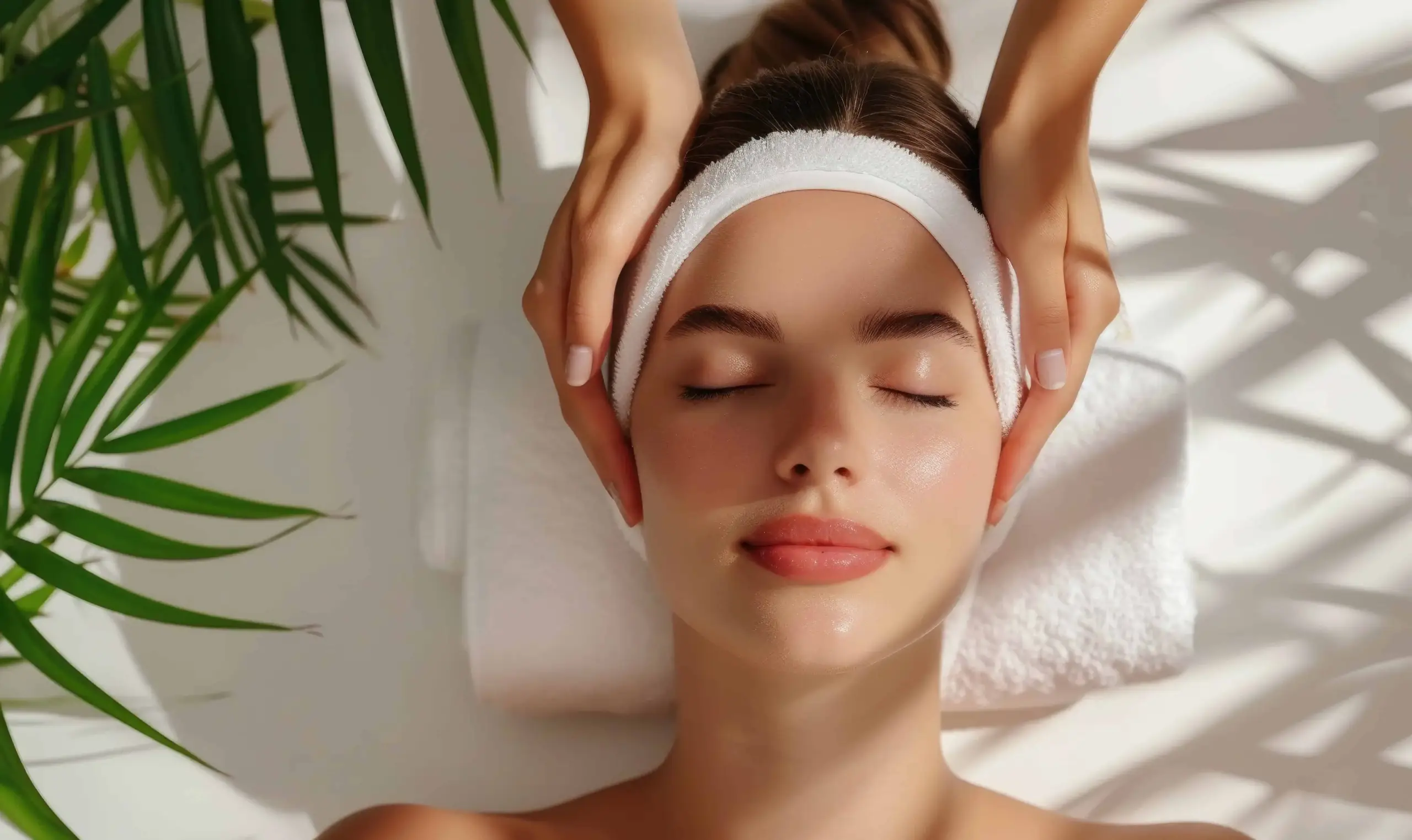 A woman is receiving Skin Care Treatment in Glendale, Encino, Irvine, CA at New Look Skin Center