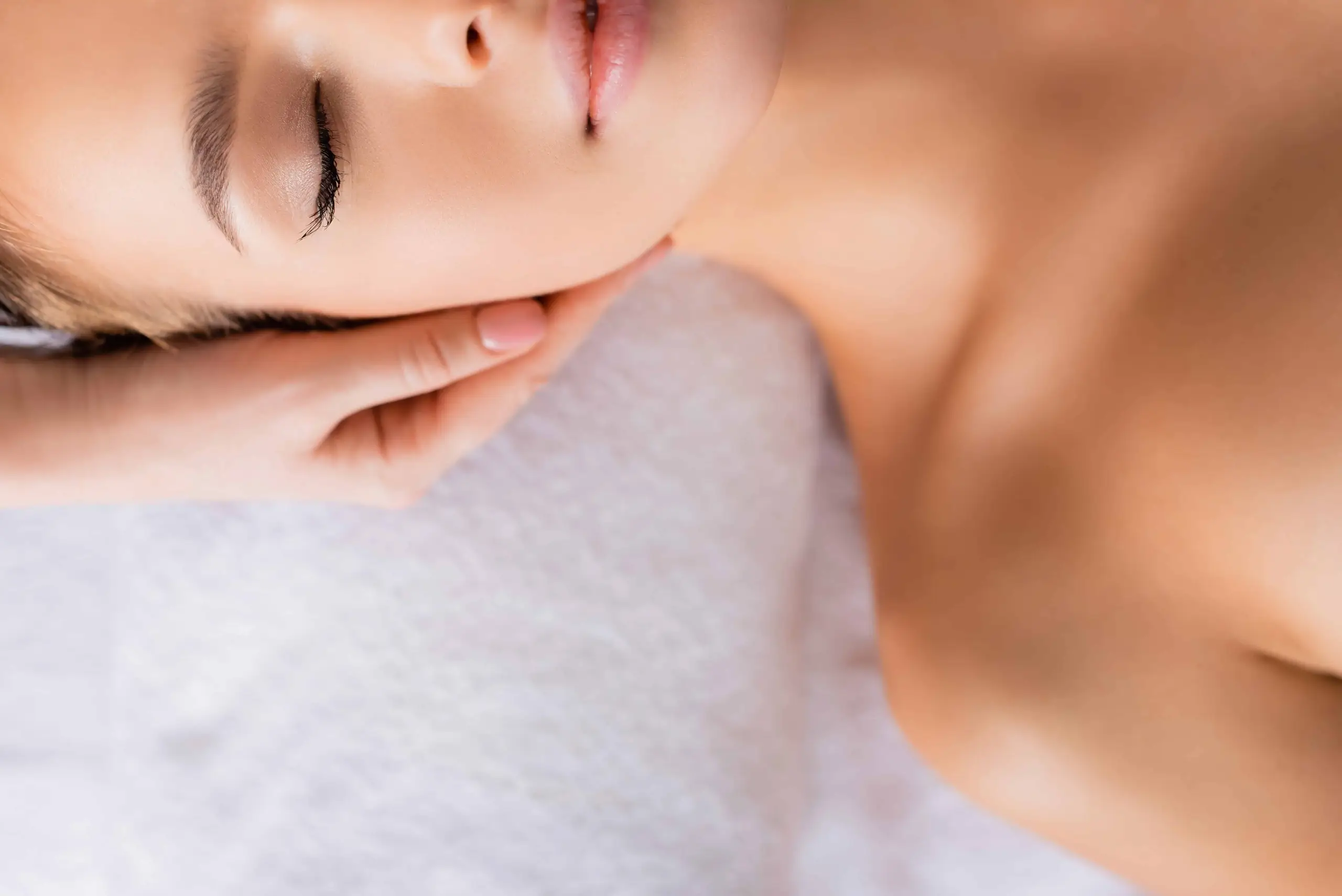 A woman is receiving Skin Irregularities Treatment in Glendale, Encino, Irvine, CA at New Look Skin Center