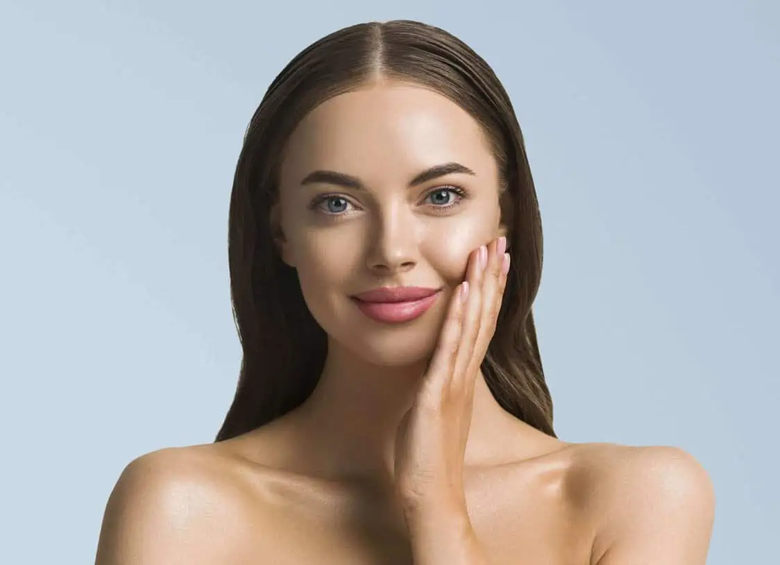 Clean Beautiful Model Face | New Look Skin Center Medical Spa in Glendale, Encino and Irvine, CA